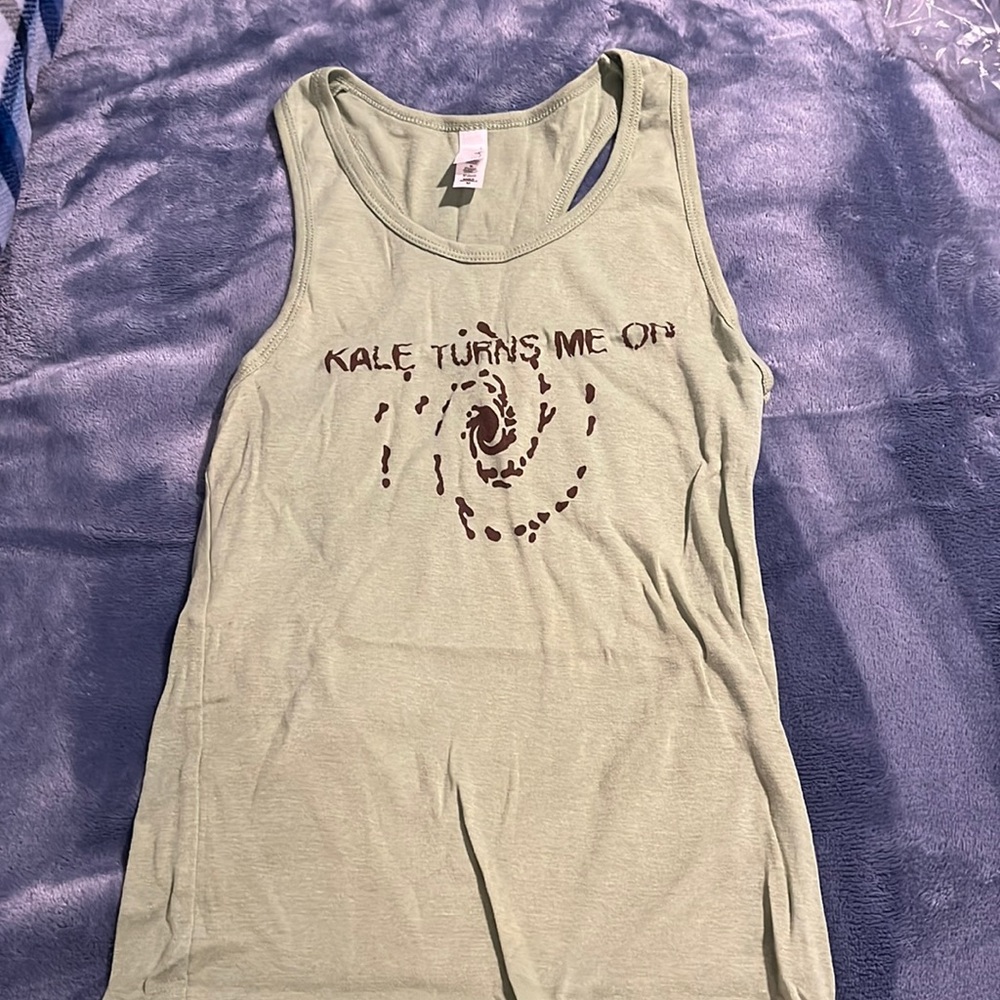 Kale turns me on tank top